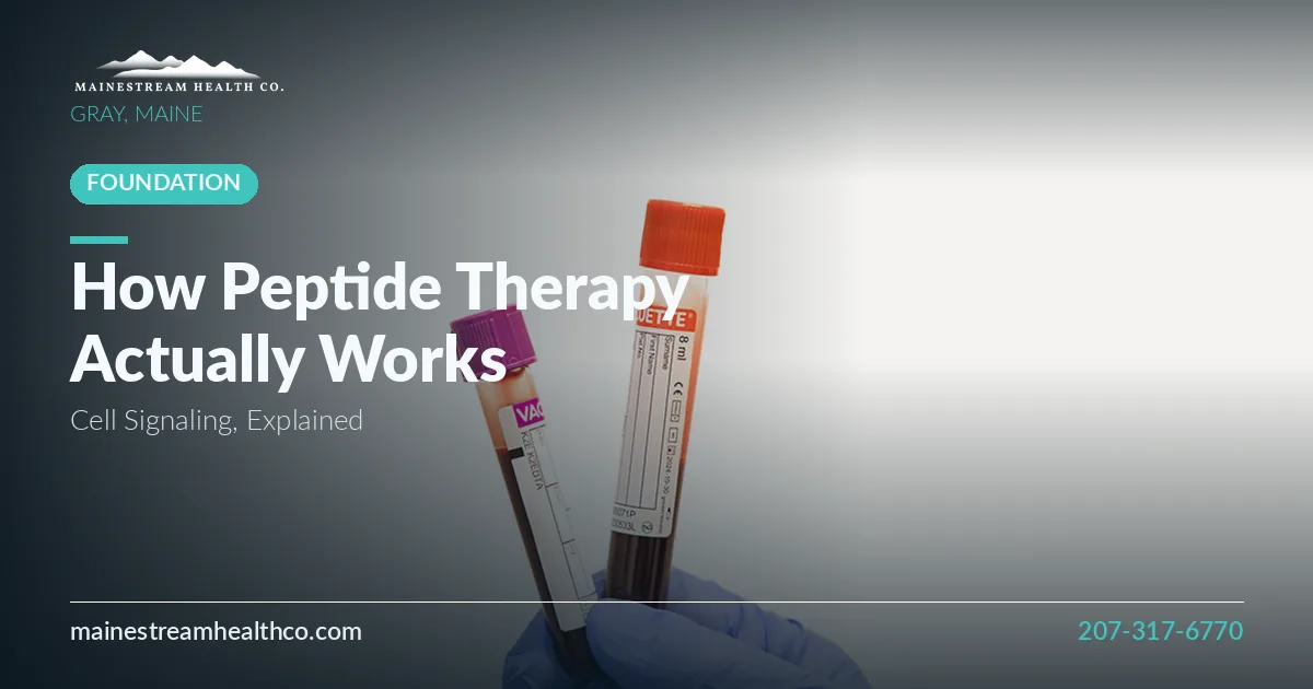 How Peptide Therapy Works: Cell Signaling Explained | Mainestream Health
